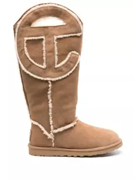 UGG сапоги Logo Tall из коллаборации с Telfar, нейтральный цвет