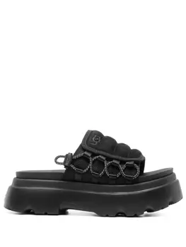 UGG шлепанцы Callie на платформе, черный