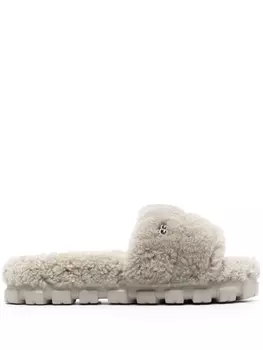 UGG шлепанцы Maxi Curly Scuffetta, серый