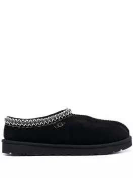 UGG слиперы Tasman с контрастной строчкой, черный