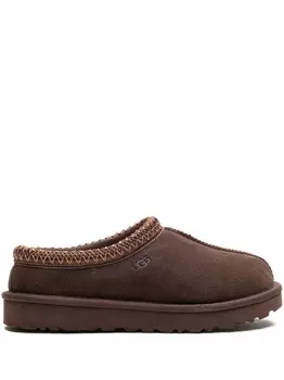UGG слиперы Tasman с контрастной строчкой, коричневый