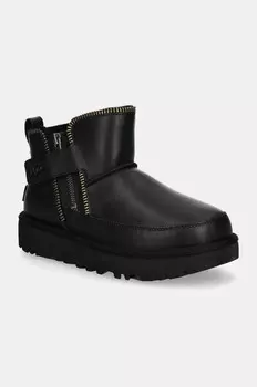 UGG Snow Boots Классические мини-мотоботы, черный