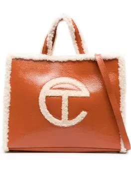 UGG сумка-шопер с жатым эффектом из коллаборации с UGG, оранжевый