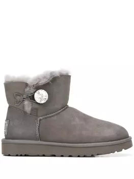 UGG угги Bailey с пуговицей, серый