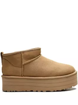 UGG угги Classic Ultra Mini на платформе, нейтральный цвет