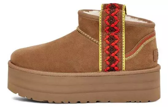 UGG Женские зимние сапоги угги, каштан