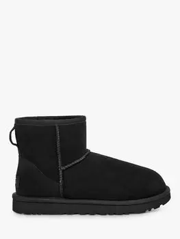 Угги из овчины UGG Classic Mini II, черные
