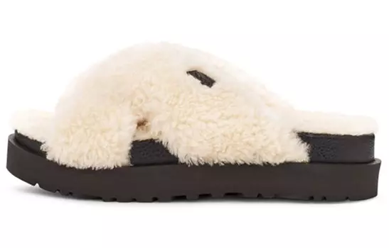 Сандалии UGG Slide Slippers Women's Ivory/Black