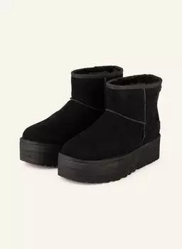 Угги UGG classic mini platform, черный