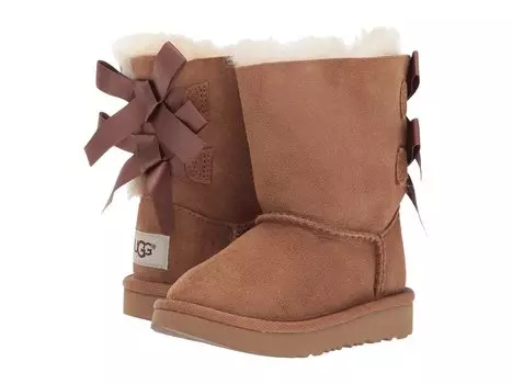 Угги UGG Kids Bailey Bow II (Toddler/Little Kid), коричневый