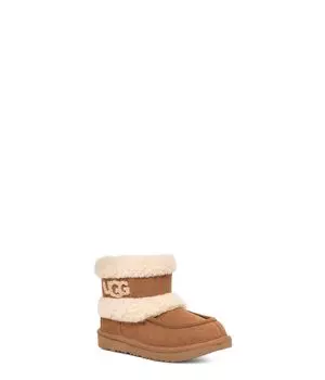 Угги UGG Kids Ultra Mini Fluff (Little Kid/Big Kid), коричневый