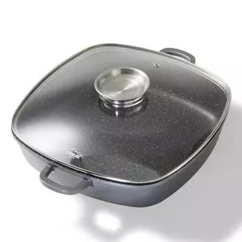 Угловая кастрюля йонава Stoneline, серый