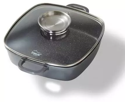 Угловая кастрюля йонава Stoneline, серый