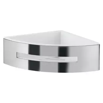 Угловая мыльница для душа Poseidon Gedy, белый