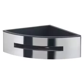 Угловая мыльница для душа Poseidon Gedy, черный