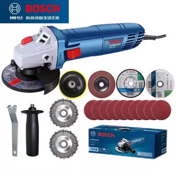Угловая шлифовальная машина Bosch, бытовая машина для резки металла GWS700, средство для удаления ржавчины, полировальный станок, профессиональный электроинструмент