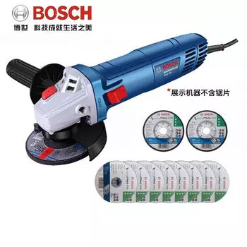 Угловая шлифовальная машина Bosch GWS660/700 с насадками, 700W
