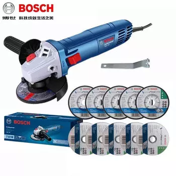 Угловая шлифовальная машина Bosch GWS700 + два набора насадок