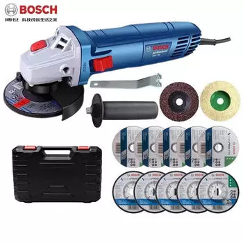 Угловая шлифовальная машина Bosch GWS700, 700W + насадки, кейс
