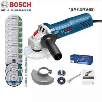 Угловая шлифовальная машина Bosch GWS750-100/900-125 с насадками