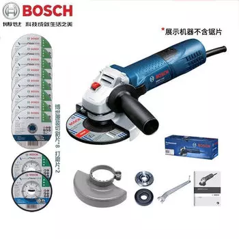 Угловая шлифовальная машина Bosch GWS750/7-100 с насадками
