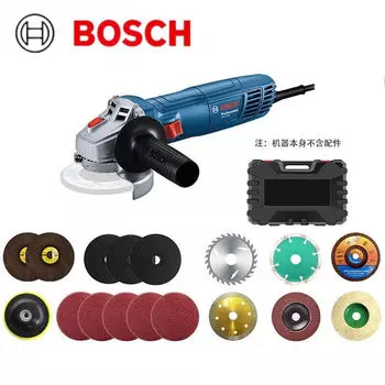 Угловая шлифовальная машина Bosch GWS 700 + комплект насадок, кейс