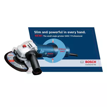Угловая шлифовальная машина Bosch GWS 7-100, 720 Вт, полировально-отрезной станок