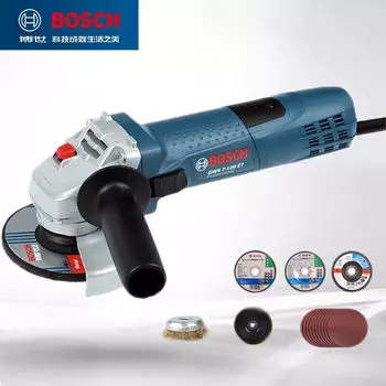 Угловая шлифовальная машина Bosch, многофункциональная регулируемая скорость, ручной шлифовальный круг, шлифовальный станок для металла, мощный станок для резки и полировки