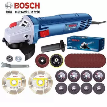 Угловая шлифовальная машина Bosch, отрезной станок, шлифовальная машина, шлифовальная машина, ручной шлифовальный круг, угловая шлифовальная машина, профессиональный и эффективный электроинструмент