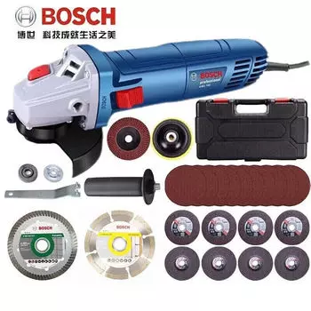 Угловая шлифовальная машина Bosch, отрезной станок, шлифовальная машина, шлифовальная машина, ручной шлифовальный круг, угловая шлифовальная машина, профессиональный и эффективный электроинструмент
