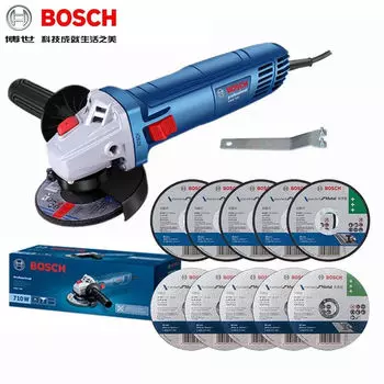 Угловая шлифовальная машина Bosch GWS 700 + два комплекта дисков