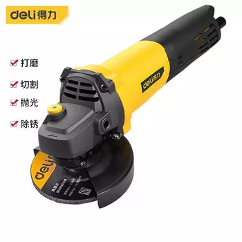 Угловая шлифовальная машина Deli, полировальная машина, маленькая Угловая шлифовальная машина DL-JM100-S2_750 Вт/220 В_100 мм