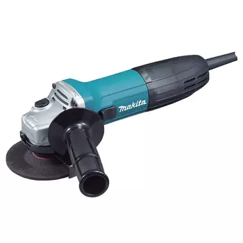 Угловая шлифовальная машина Makita GA4030R + 5 отрезных дисков, угольная щетка
