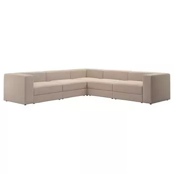 Угловой диван JTTEBO 6, Самсала серо-бежевый IKEA