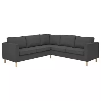 Угловой диван ПЭРУП 4, Гуннаред темно-серый PRUP IKEA