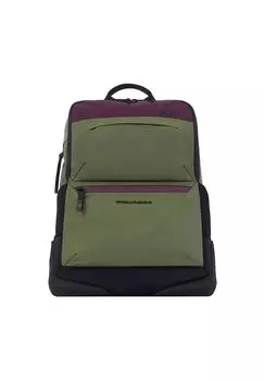 Угловой рюкзак 44 см с отделением для ноутбука PIQUADRO, цвет Forest Green