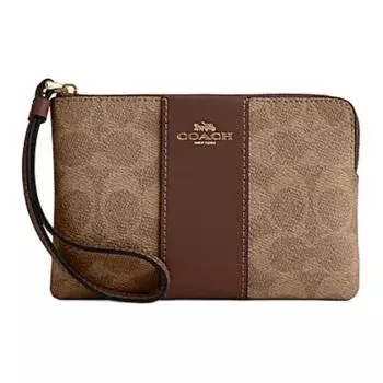 Угловые клатчи с застежкой-молнией COACH