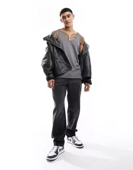 Угольная майка ASOS