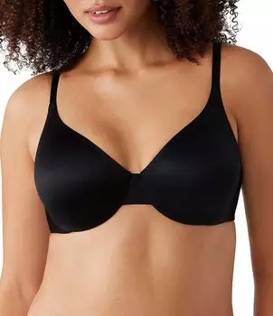 Угольно-серый бюстгальтер на косточках с внутренним блеском Wacoal, черный