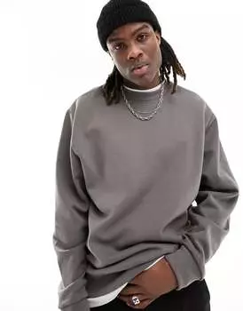 Угольно-серый свитшот COLLUSION