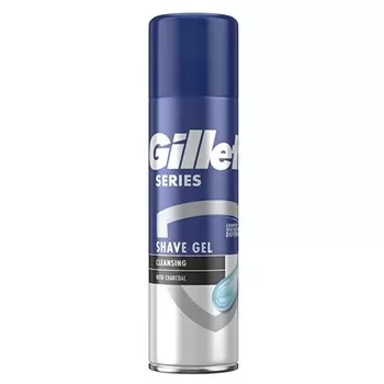 Угольный гель для бритья 200 мл Gillette