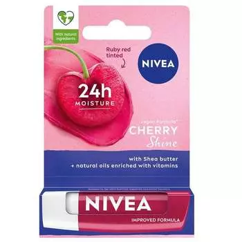 Ухаживающая помада Cherry Shine 4,8г, Nivea