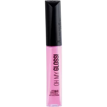 Ухаживающий блеск для губ с аргановым маслом purrr glossy cat 130 Rimmel Oh My Gloss, 6,5 мл