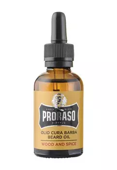 Уход за бородой BEARD OIL Proraso, цвет wood & spice