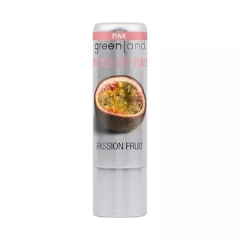 Уход за губами Greenland с цветной маракуйей - Питательный уход за цветными губами с маслом ши - Красивые естественно розовые губы без испытаний на животных