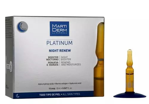 Уход за лицом в ампулах Martiderm Night Renew Ampoules, 20 мл