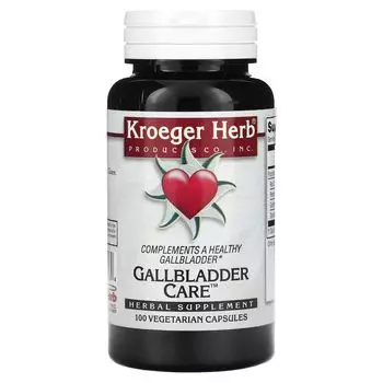 Уход за желчным пузырем, 100 вегетарианских капсул Kroeger Herb Co