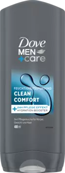 Уходовой душ Clean Comfort 3в1 400мл Dove MEN+CARE