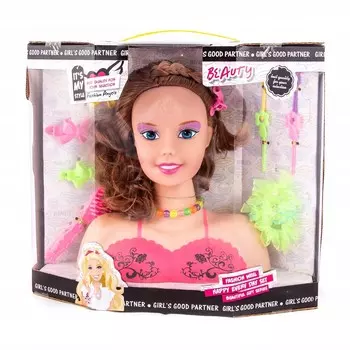 Укладка головы куклы-парикмахера-косметолога Midex