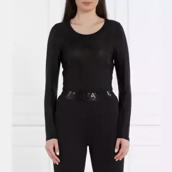 Укороченная блузка Ea7, черный